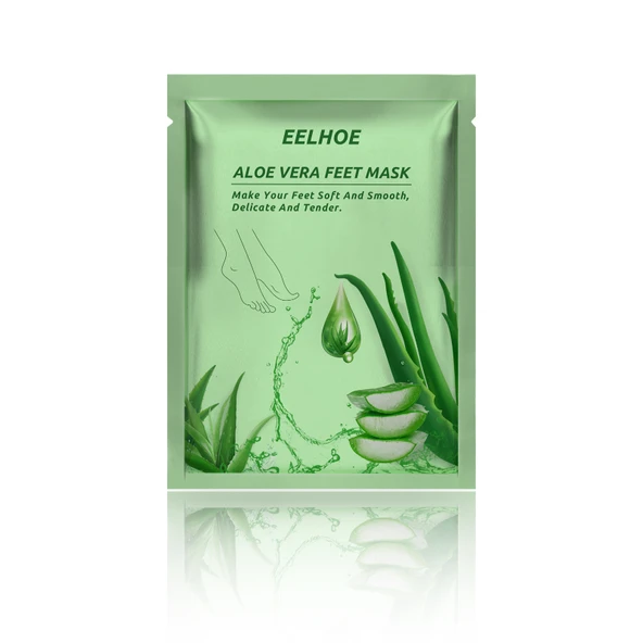 Aloe Vera Ayak Maskesi - Nemlendirici, Çatlak Önleyici, Ölü Deri Temizleyici - 30ml