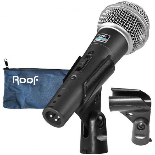 ROOF Kablolu Dinamik El Mikrofonu R-101 Cami Mikrofonu - XLR
