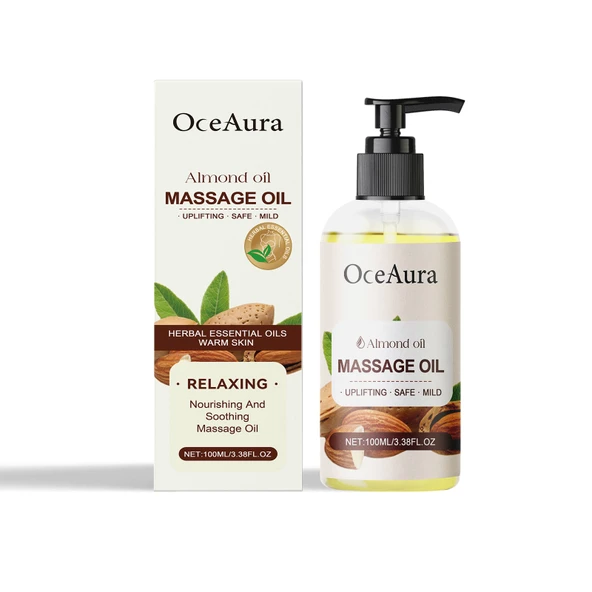 OceAura Badem Vücut Yağı - Nemlendirici Masaj Yağı - 100ml
