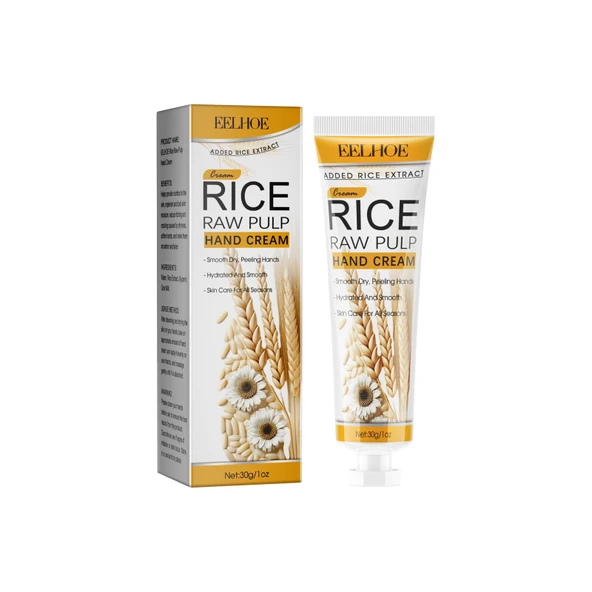 Pirinç Özlü El Kremi - 30g - Nemlendirici ve Aydınlatıcı