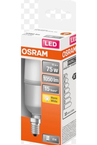 Osram Led Stick 9W 2700K 1055lm E14 Duy Sarı Işık Ampul - 4