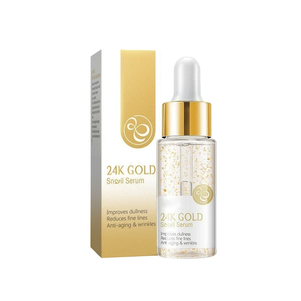 24K Altın Yaşlanma Karşıtı Serum - 30ml - Sıkılaştırıcı ve Kırışıklık Giderici
