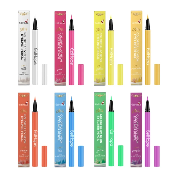 8 Renkli Neon UV Sıvı Eyeliner - 0.6g (Model 7)
