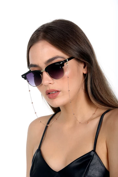 Kadın Rose Gözlük Zinciri - 9