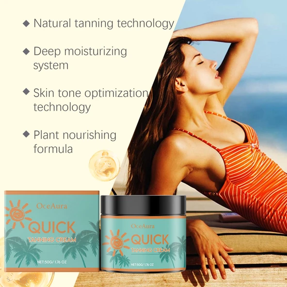 Buğday Ten İçin Nemlendirici Bronzlaştırıcı Vücut Kremi - 50g