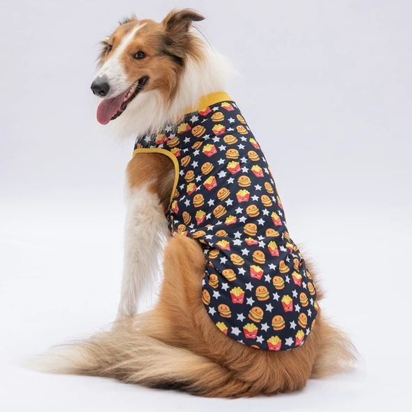 PawStar Star Hamburger T-Shirt Büyük Irk ürün görseli