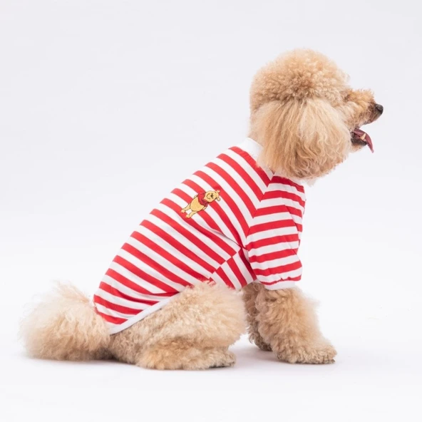 PawStar Kırmızı Winnie Küçük Irk Sweat - 3