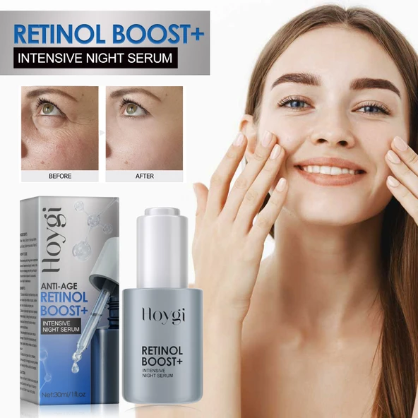 Retinol Yaşlanma Karşıtı Serum - Cilt Sıkılaştırıcı ve Nemlendirici - 30ml
