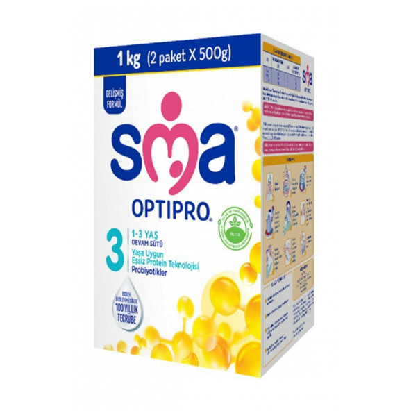 SMA Optipro 3 Devam Sütü 1000 gr