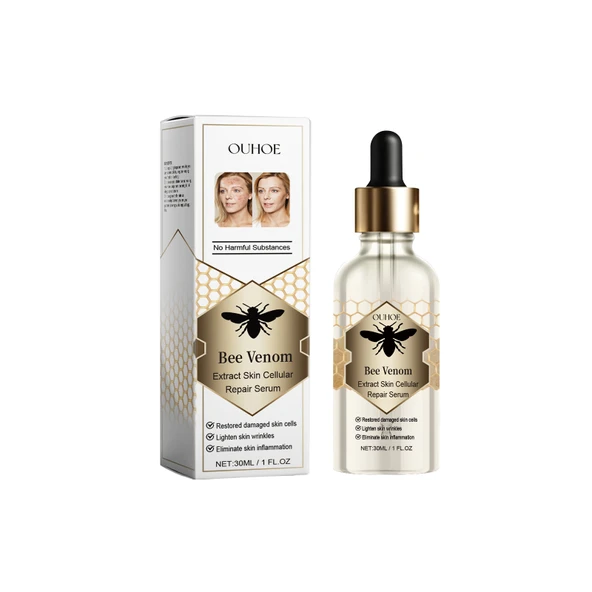 Arı Zehri Cilt Onarıcı Esans - Pürüzsüzleştirici, Sıkılaştırıcı, Nemlendirici - 30ml