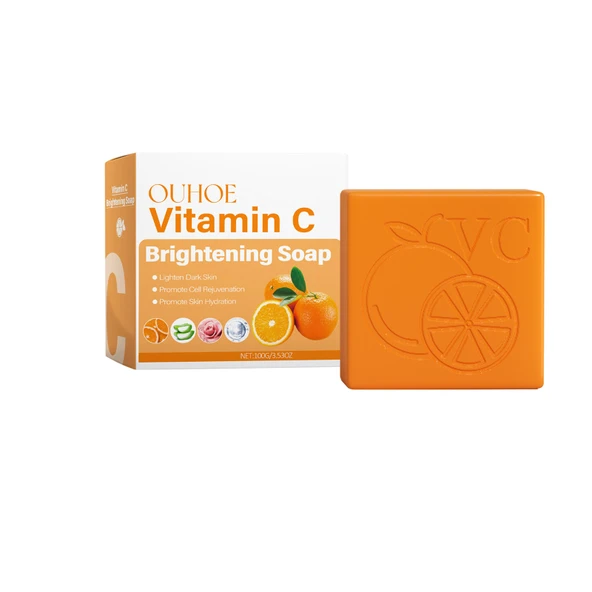 C Vitamini Vücut Temizleme Sabunu - Cildi Derinlemesine Nemlendirir ve Temizler - 100g