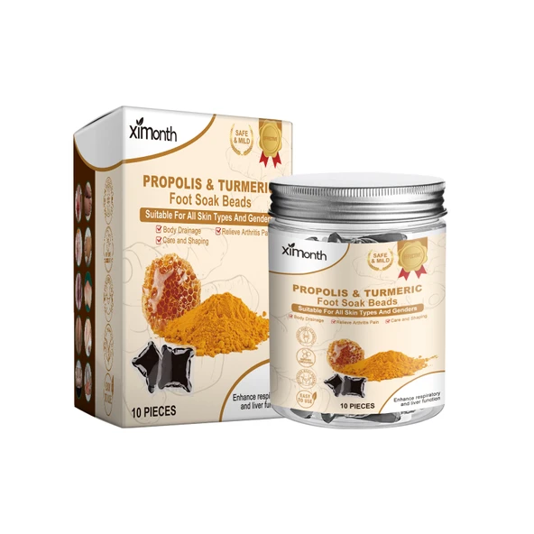 Propolis Zerdeçal Ayak Köpük Boncukları - 10 Adet