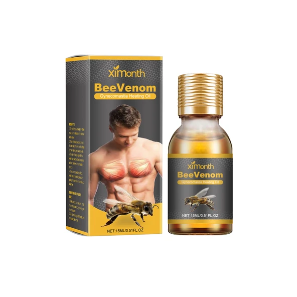 Erkekler İçin Göğüs Şekillendirici Masaj Yağı - Sıkılaştırıcı, Kaldırıcı, Nemlendirici - 15ml