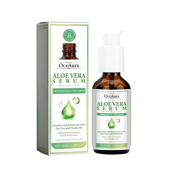 Aloe Vera Serum - Onarıcı, Nemlendirici, Cilt Serumu - 50ml