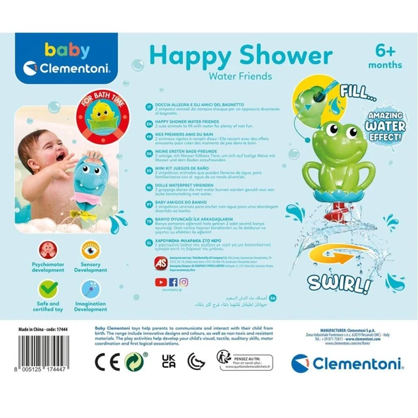 17444 Baby Clementoni - İlk Arkadaşlarım Banyo Oyuncağı +6 ay - 3