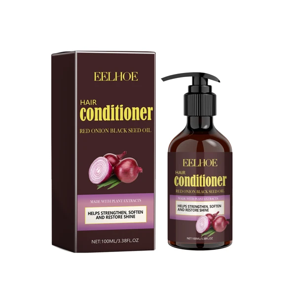 Kırmızı Soğan ve Siyah Tohumlu Saç Kremi - Kuru ve Yıpranmış Saçlar İçin - 100ml
