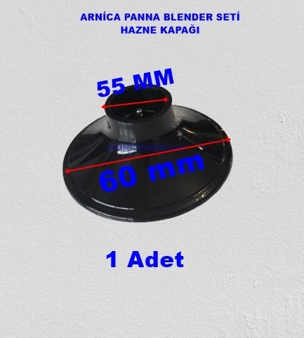 ARNİCA BV Panna El Blendır Seti Redüktör Hazne Kapağı Grubu Siyah (Orjinal Ürün) - 2
