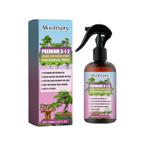 Bonsai Ağaçları için Sıvı Gübre Spreyi 3-1-2 - 100ml