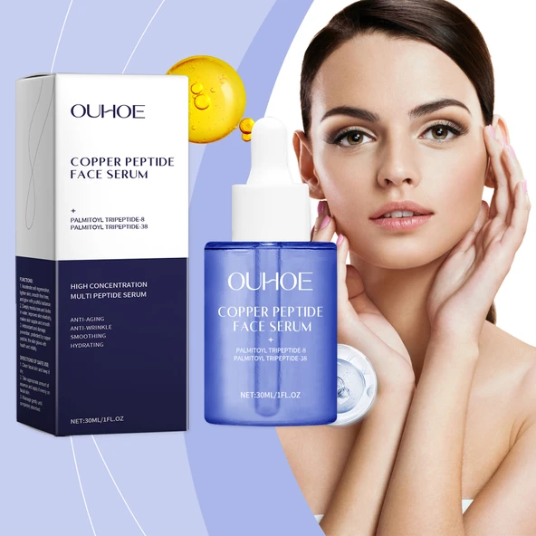 Bakır Peptit Yüz Serumu - 30ml - Nemlendirici ve Pürüzsüzleştirici