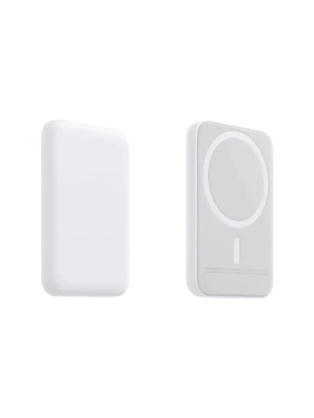 La Modena Premium Magsafe Battery Pack Powerbank Kablosuz Şarj Cihazı Apple iPhone Uyumlu Şarj Seti 20W 5,000 Mah - Resim 2