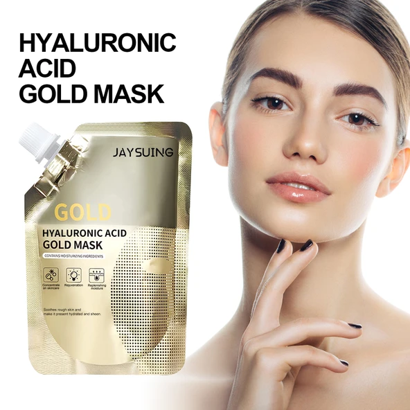 Retinol Altın Yüz Maskesi - Gözenek Temizleme, İnce Çizgi Azaltma, Cilt Sıkılaştırma, Nemlendirici - 100g