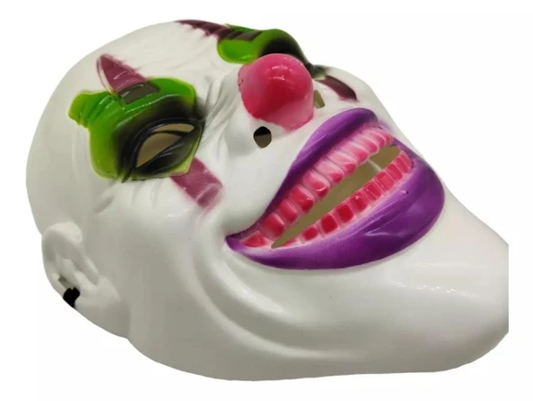 Delirten Gülüş Psikopat Palyaço Temalı Joker Maskesi - 3