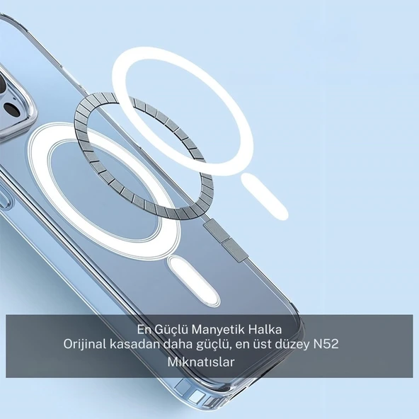 Gpack Apple iPhone 14 uyumlu Kılıf M-Safe Kablosuz Şarj Özellikli MPL Sert Mika - Resim 3