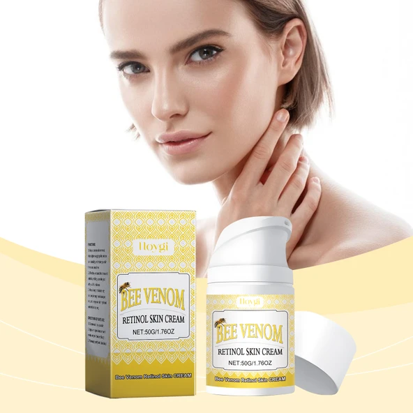 Arı Zehri ve Retinol İçeren Cilt Kremi - 50g - Derin Nemlendirici ve Sıkılaştırıcı
