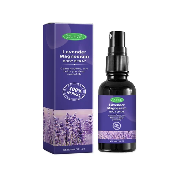 Lavanta Magnezyum Vücut Spreyi - 30ml - Uyku ve Rahatlama