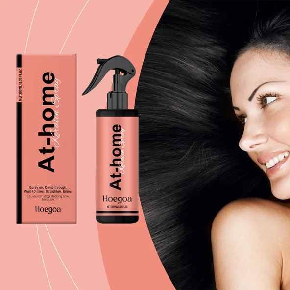 Keratin Saç Bakım Spreyi - Nemlendirici, Besleyici, Hacimlendirici, Yumuşatıcı - 100ml