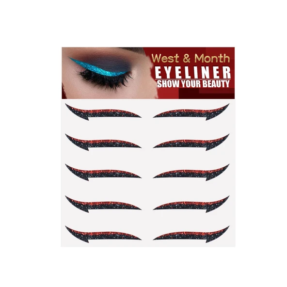 Göz Farı Eyeliner Etiketleri - Kendinden Yapışkanlı Göz Kapağı Bandı - 1 Adet