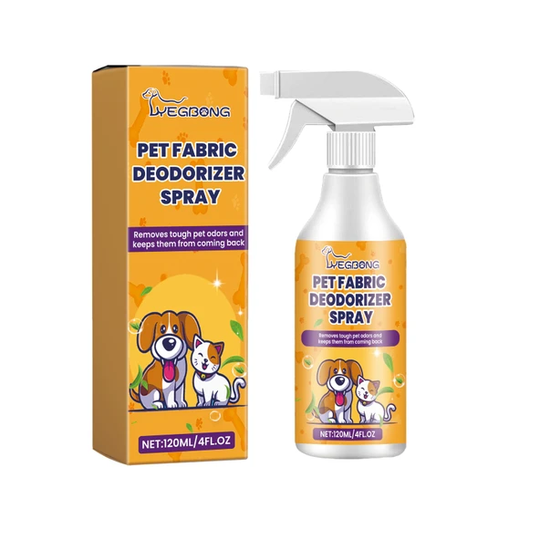 Evcil Hayvan Kumaş Deodorant Spreyi - Ferahlatıcı Koku Giderici - 120ml