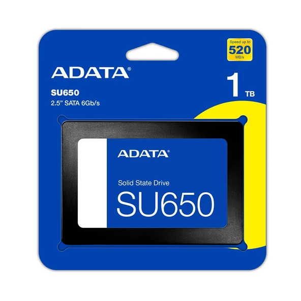 Adata 1TB 2.5" SU650 520-450MB-s ASU650SS-1TT-R Ssd Harddisk - 2