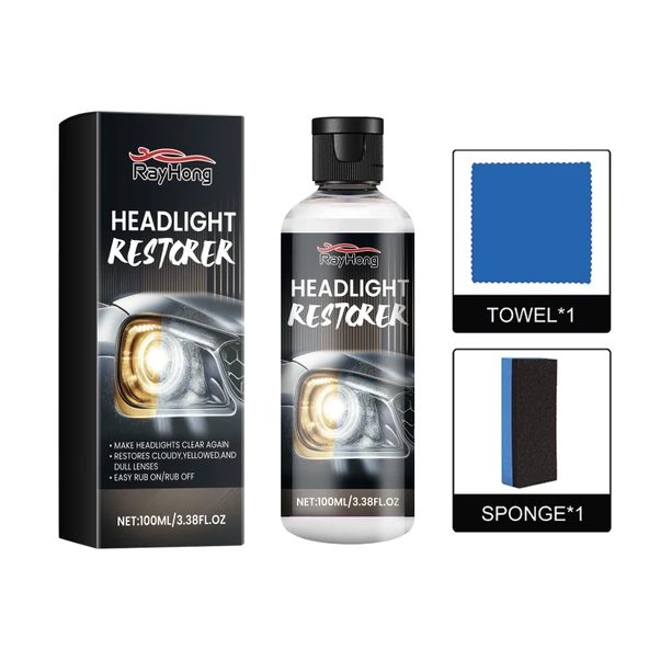 Oto Far Çizik Giderici ve Parlatıcı Seti - 100ml