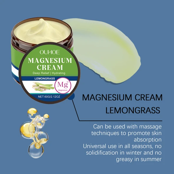 Limon Otu Özlü Rahatlatıcı Magnezyum Vücut Kremi - 60g