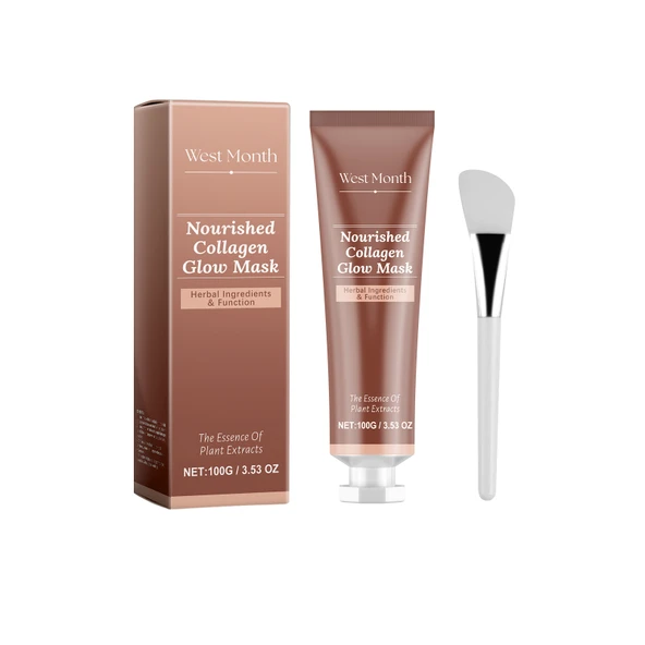 Kollajen Soyulabilir Maske - Nemlendirici, Canlandırıcı, Aydınlatıcı - 1 Set