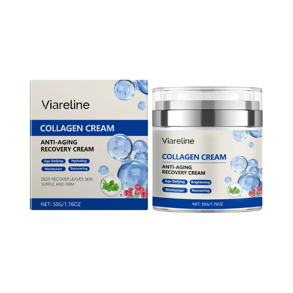 Kolajen Onarıcı Yüz Kremi - Hyaluronik Asitli - 50g
