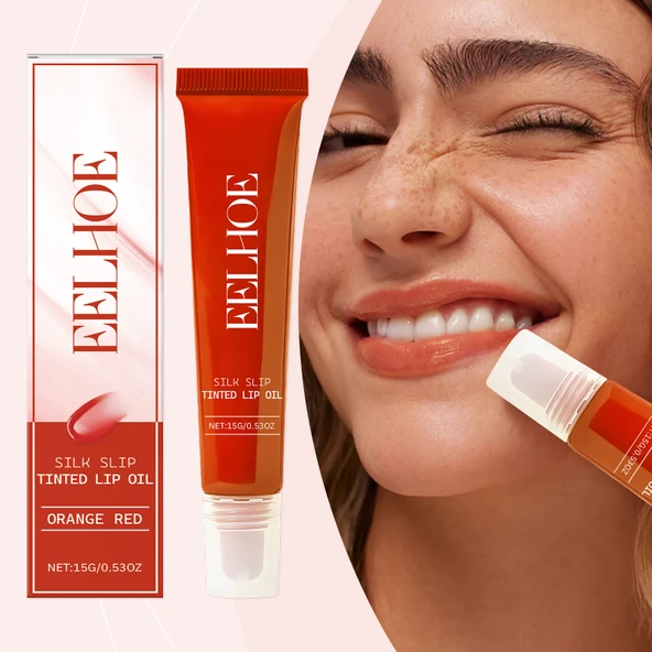 Turuncu Kırmızı Nemlendirici Dudak Yağı - 15g