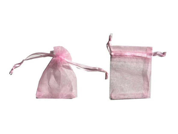 Kese Taşsiz Minik Boy Pembe 7X9 Cm ( 100 Adet )