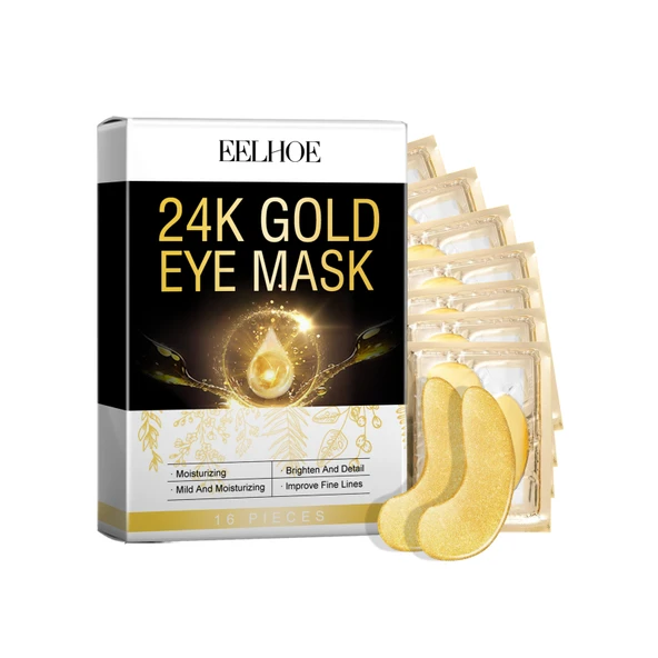 24K Altın Göz Maskesi - 16 Adet