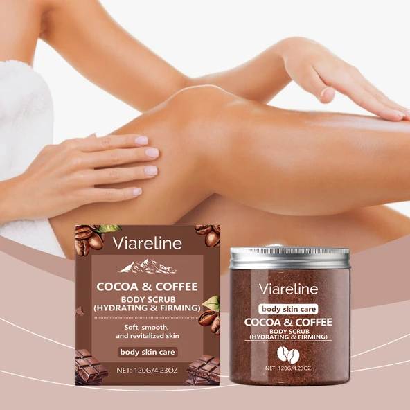 Kahve Aromalı Deniz Tuzu Vücut Peelingi - 120g