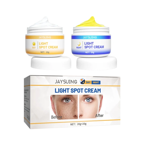 Gündüz ve Gece Leke Kremi - Melazma ve Cilt Lekeleri İçin Nemlendirici ve Onarıcı Krem - 20g+20g