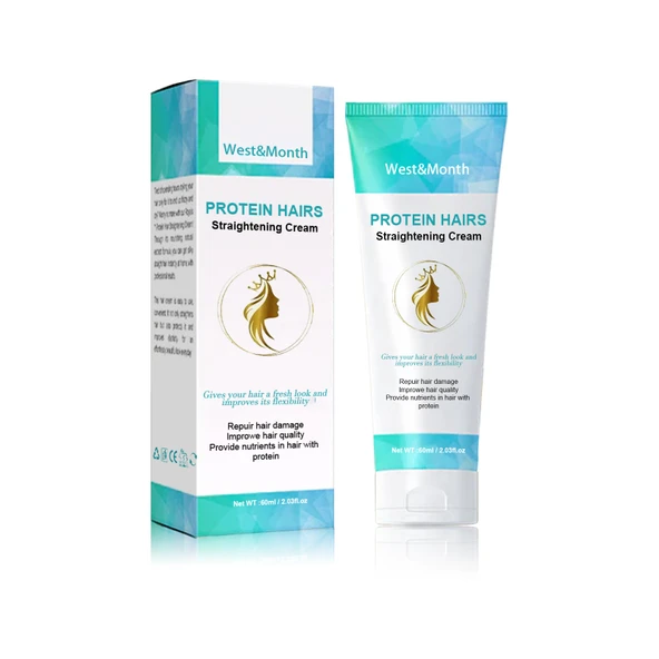 Proteinli Saç Düzleştirici Krem - Onarıcı ve Yumuşatıcı - 60ml