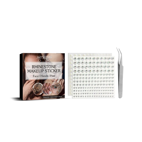 Rhinestone Makyaj Stickerları - 2 Adet