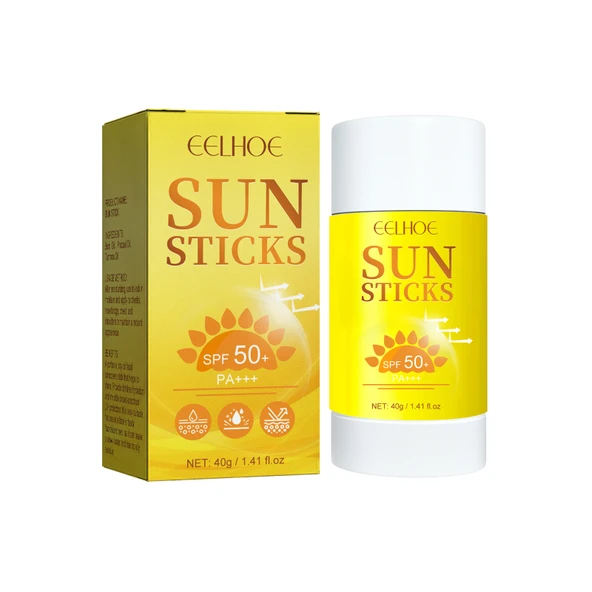 SPF 50+ Güneş Kremi Stick - 40g - Nemlendirici ve UV Korumalı