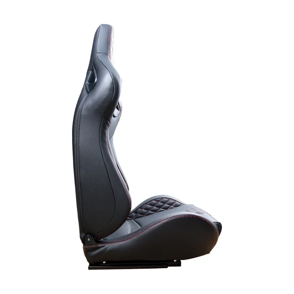 Recaro Model Deri Oto Yarış Koltuğu Siyah Spor Koltuk Takımı 2'li Set JBR1053 - 2