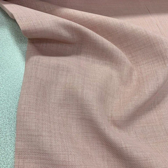 Punch Kumaşı ( 75*50 ) ( Etuval Linen ) Pudra