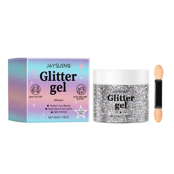 Dans ve Rave Makyajı için Simli Jel - 50g-2