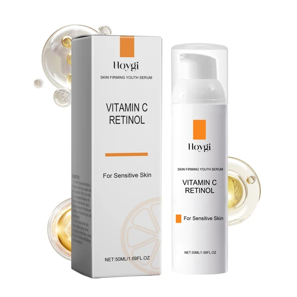 Retinol C Vitamini Kırışıklık Karşıtı Nemlendirici Yüz Serumu - 50ml