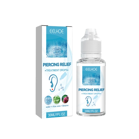 Piercing Bakım Damlası - 30ml - Kulak Bakımı, Şişlik Giderici, Cilt Nemlendirici